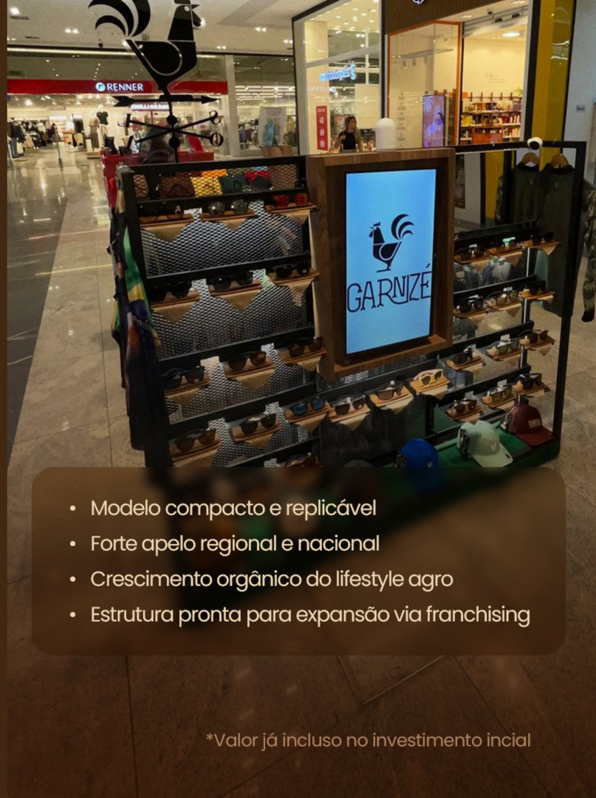 Unidade Garnizé em Shopping